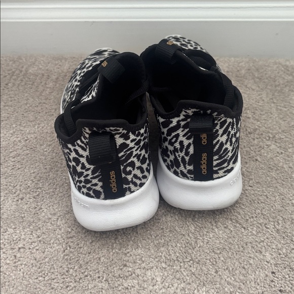 Adidas Sneakers Shoes Women’s 9 Leopard Print Cloudfoam Pure Athletic Running - Picture 5 of 7